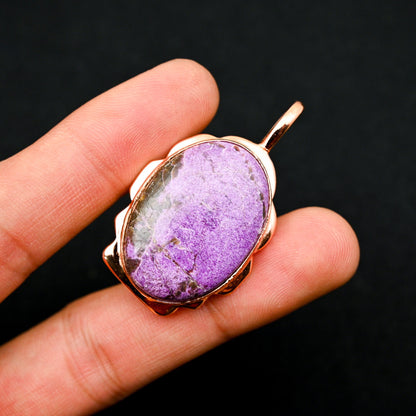 Purple Purpurite Gemstone Pendant