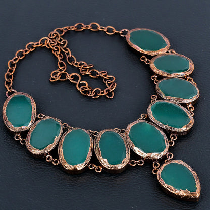 Green Emerald Gemstone Necklace