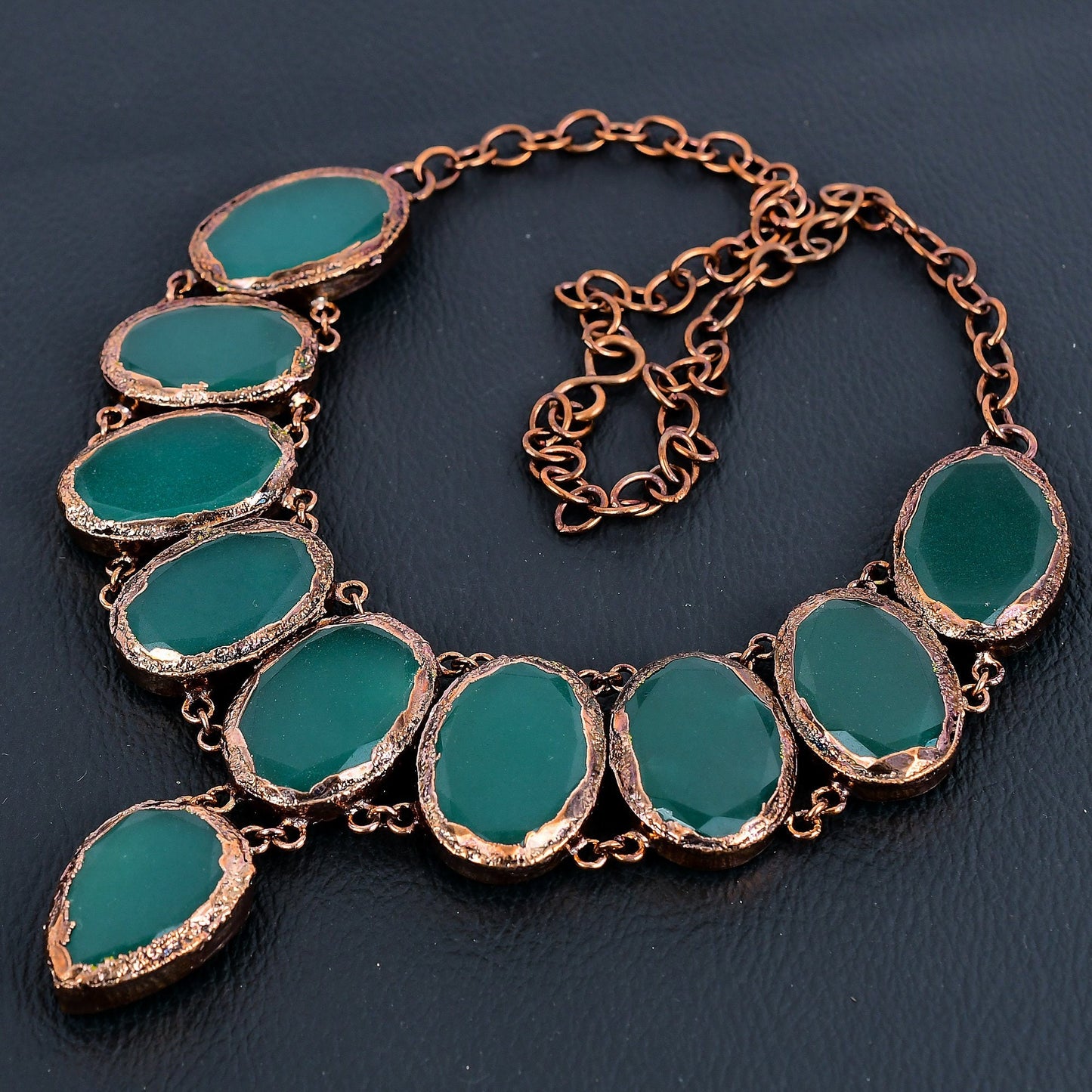 Green Emerald Gemstone Necklace