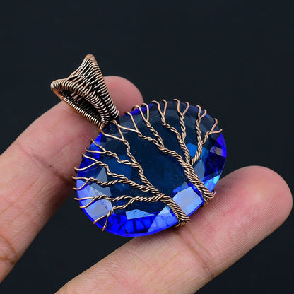 Blue Tanzanite Gemstone Pendant