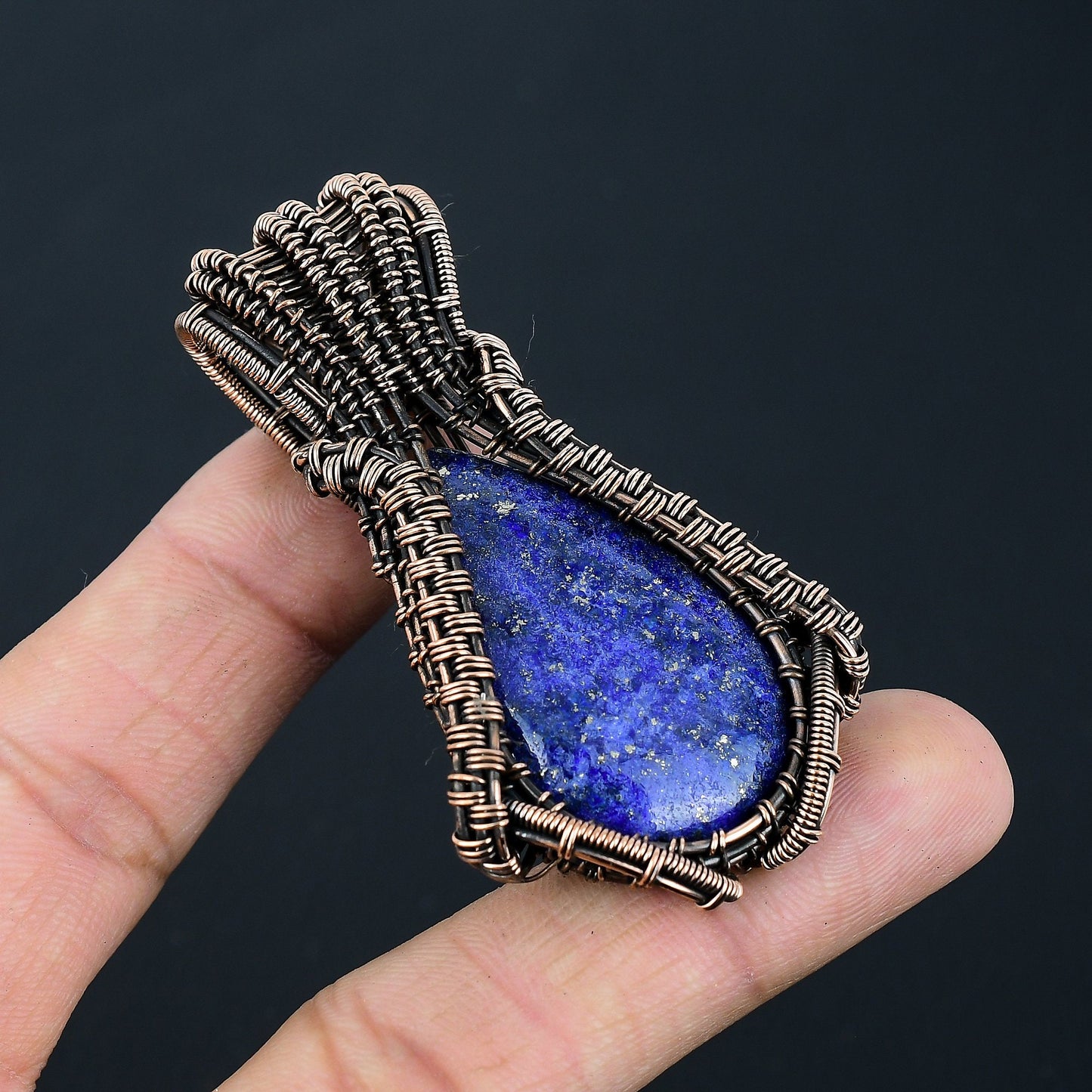 Blue Lapis Lazuli Gemstone Pendant