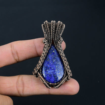 Blue Lapis Lazuli Gemstone Pendant
