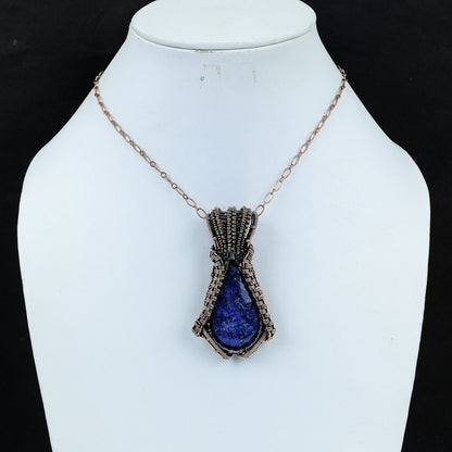 Blue Lapis Lazuli Gemstone Pendant