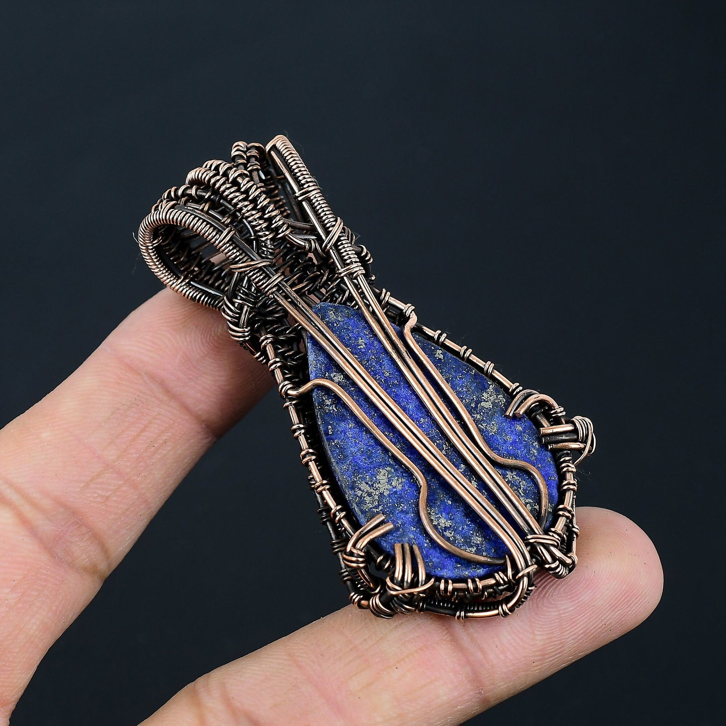 Blue Lapis Lazuli Gemstone Pendant