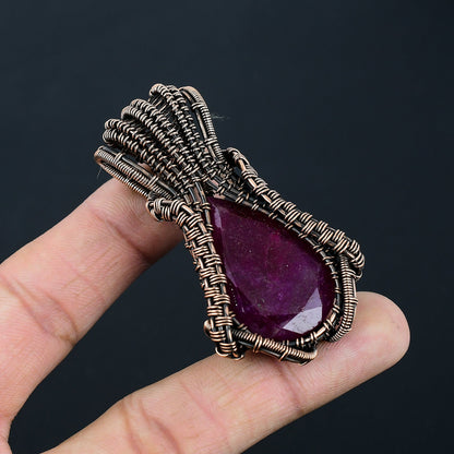 Red Ruby Gemstone Pendant