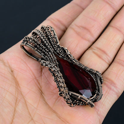 Red Garnet Gemstone Pendant