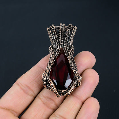 Red Garnet Gemstone Pendant