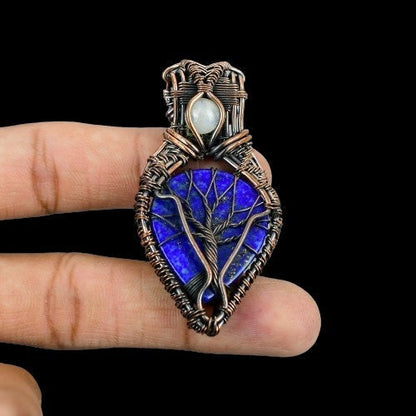 Blue Lapis Lazuli Gemstone Pendant