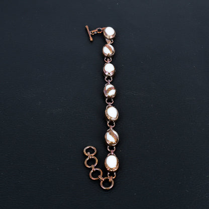 White Coral Gemstone Bracelet