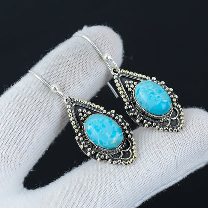 Black Onyx Dangle Earrings