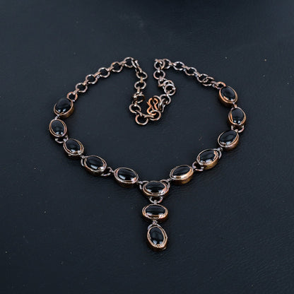 Black Onyx Gemstone Necklace