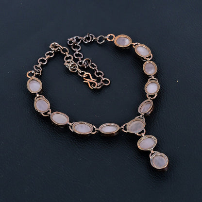 Rose Quartz Gemstone Necklace