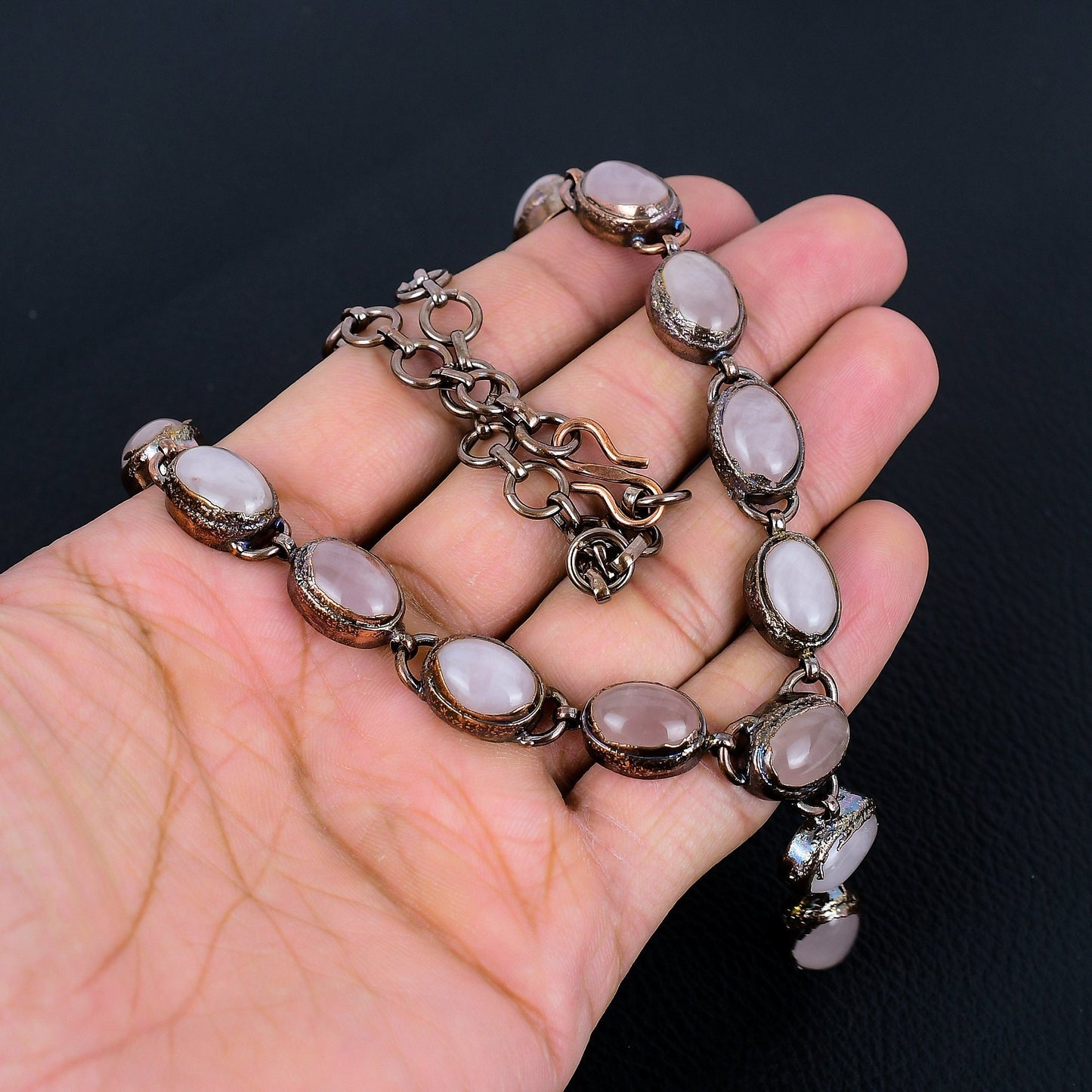 Rose Quartz Gemstone Necklace