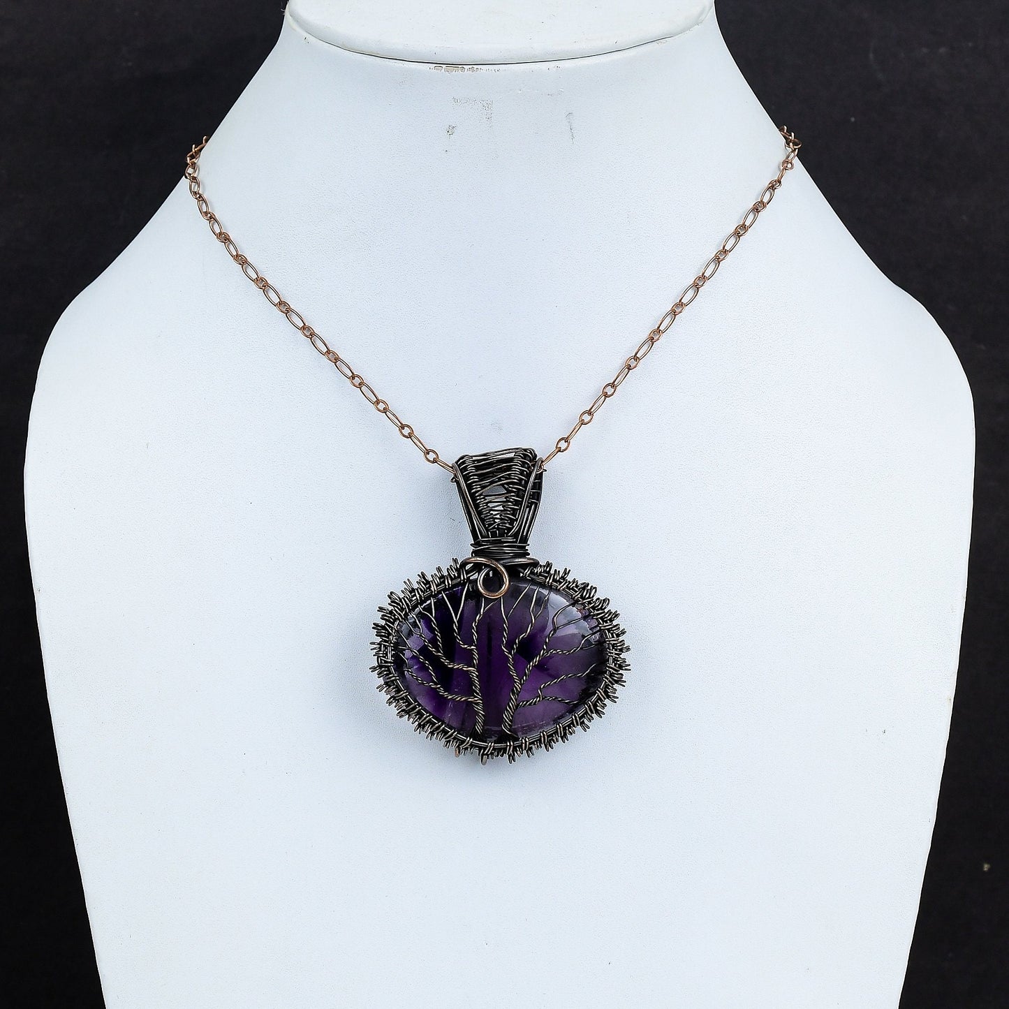 Purple Amethyst Gemstone Pendant