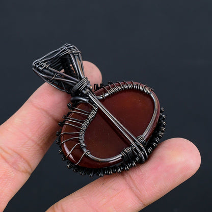 Orange Carnelian Gemstone Pendant