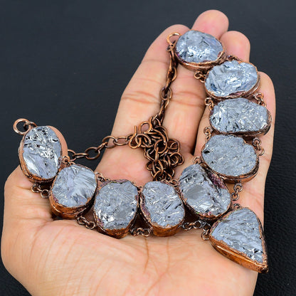 Black Shungite Gemstone Necklace
