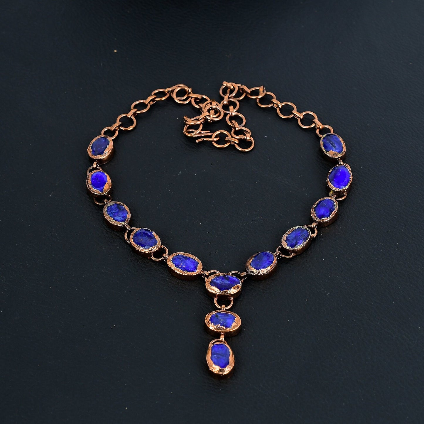 Blue Sapphire Gemstone Necklace
