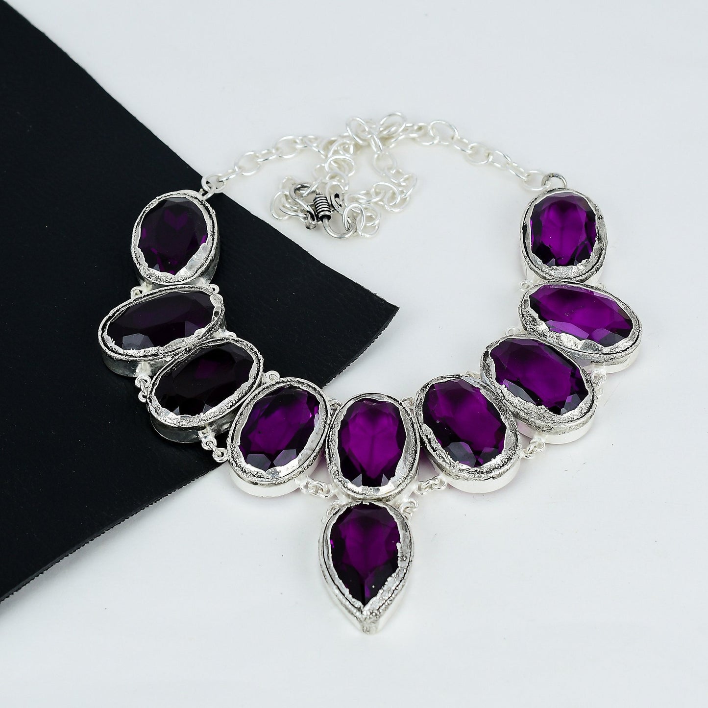 Pink Amethyst Gemstone Necklace