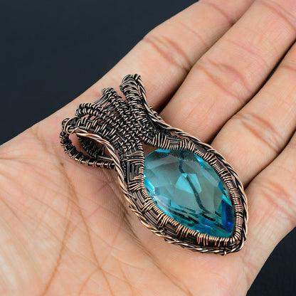 Blue Topaz Gemstone Pendant