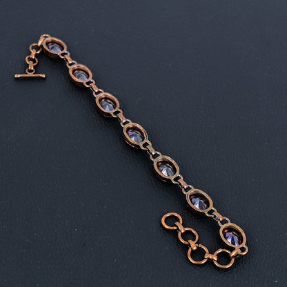 Rainbow Mystic Topaz Gemstone Bracelet