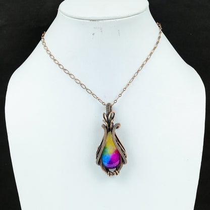 Rainbow Solar Quartz Gemstone Pendant