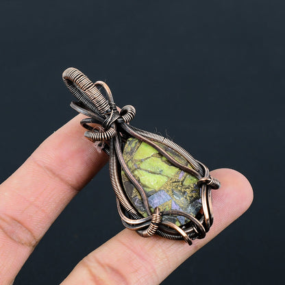 Green Atlantisite Gemstone Pendant