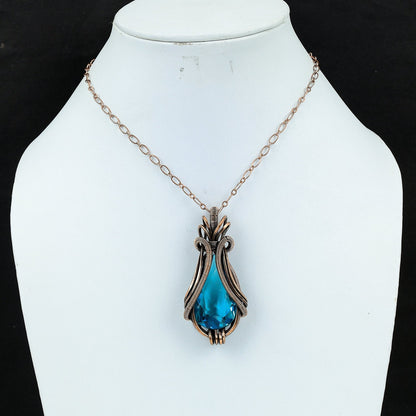 Blue Topaz Gemstone Pendant