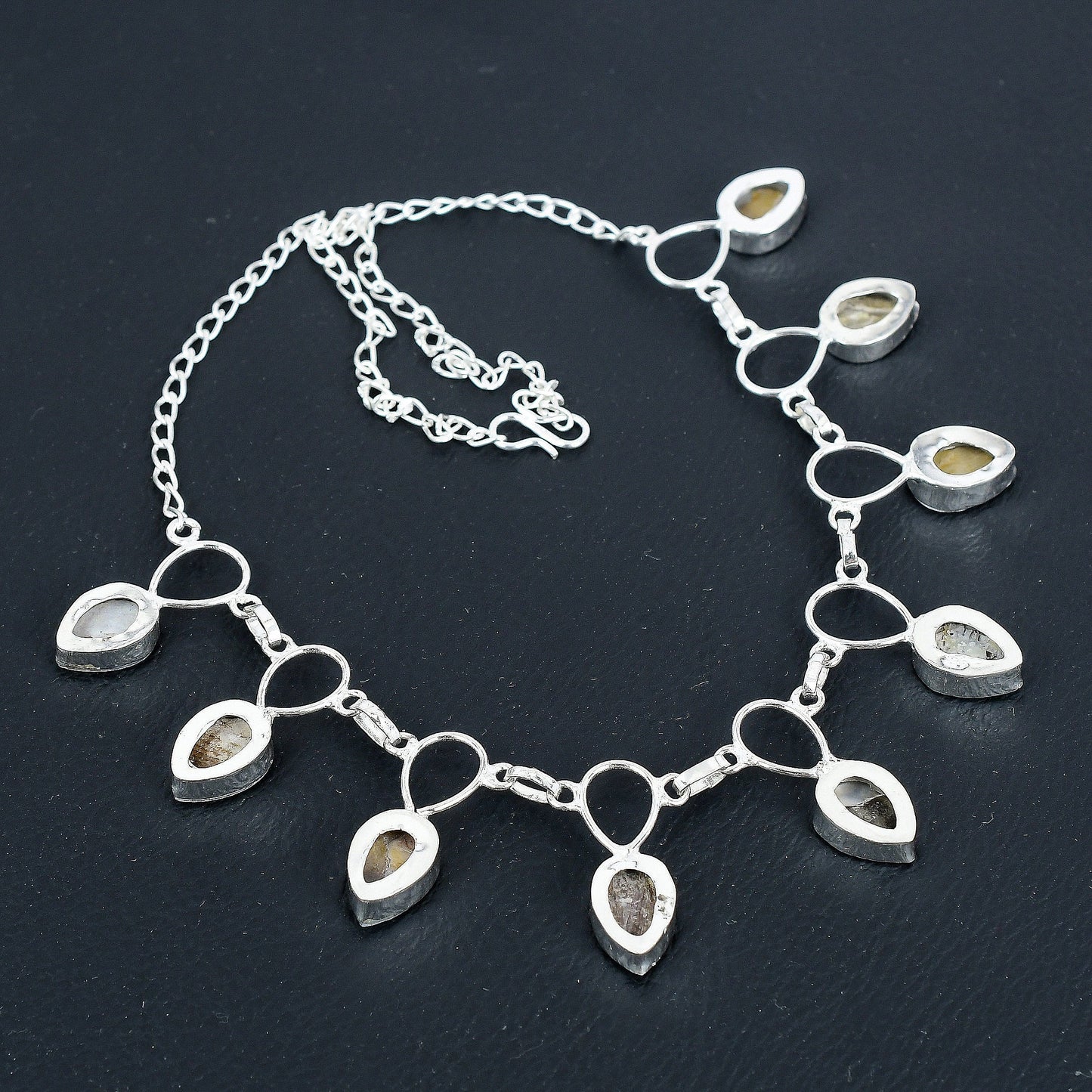Silver Mother-of-Pearl Necklace