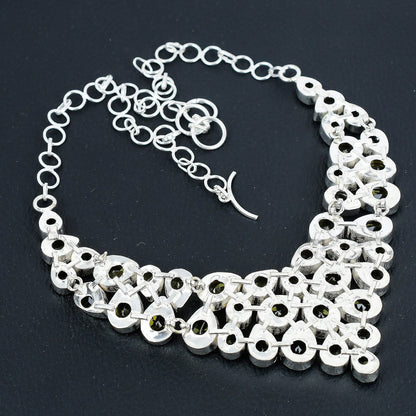 Yellow Citrine Gemstone Necklace