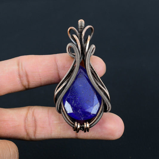Blue Sapphire Gemstone Pendant