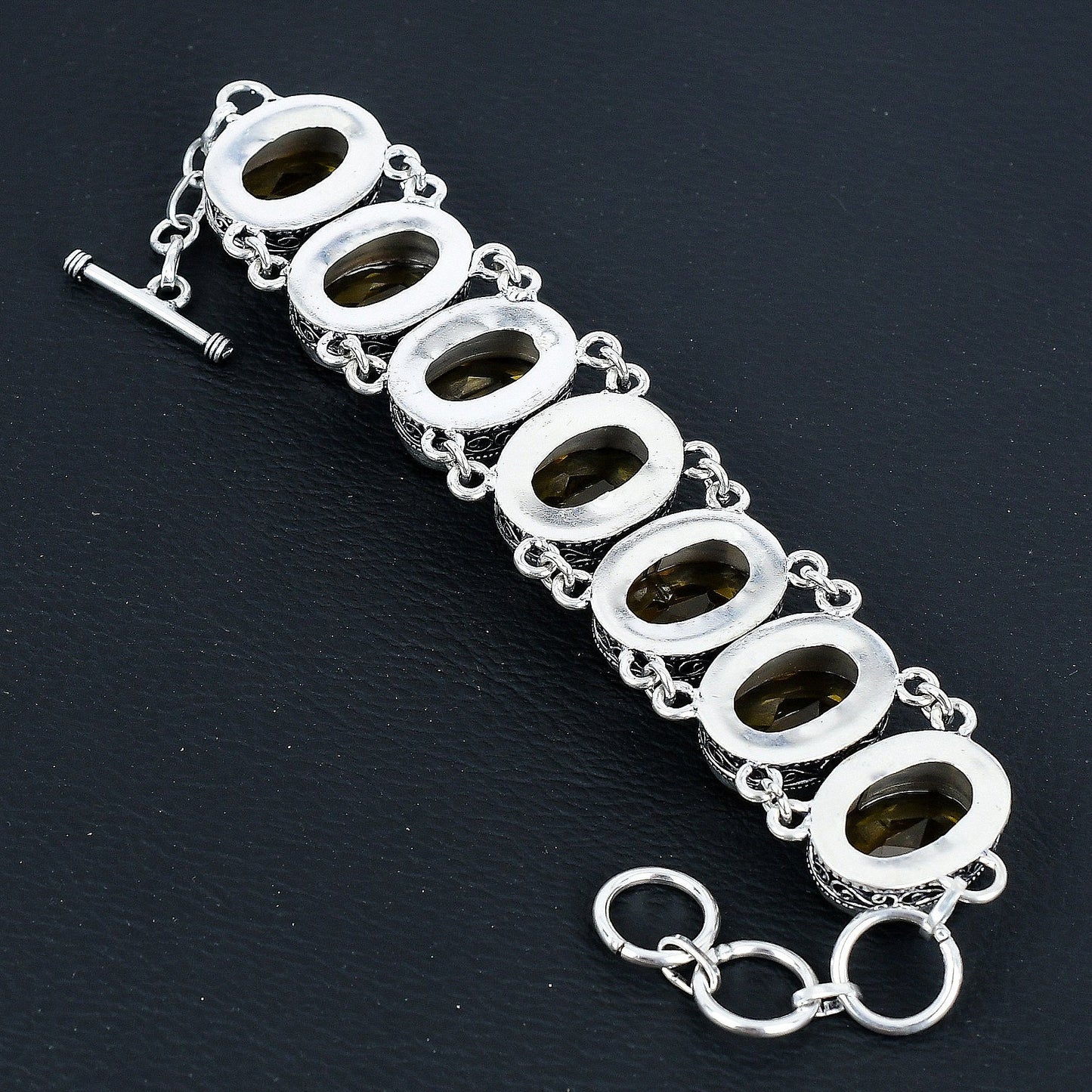 Yellow Citrine Gemstone Necklace & Bracelet Set