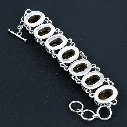 Yellow Citrine Gemstone Necklace & Bracelet Set