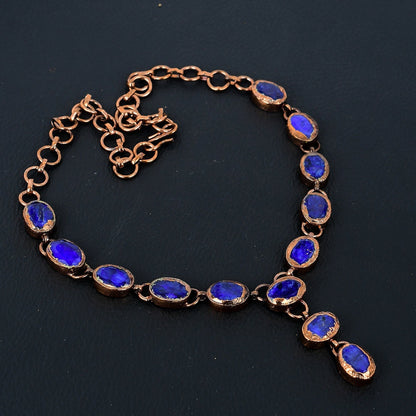 Blue Sapphire Gemstone Necklace