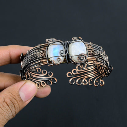 Rainbow Moonstone Gemstone Bracelet