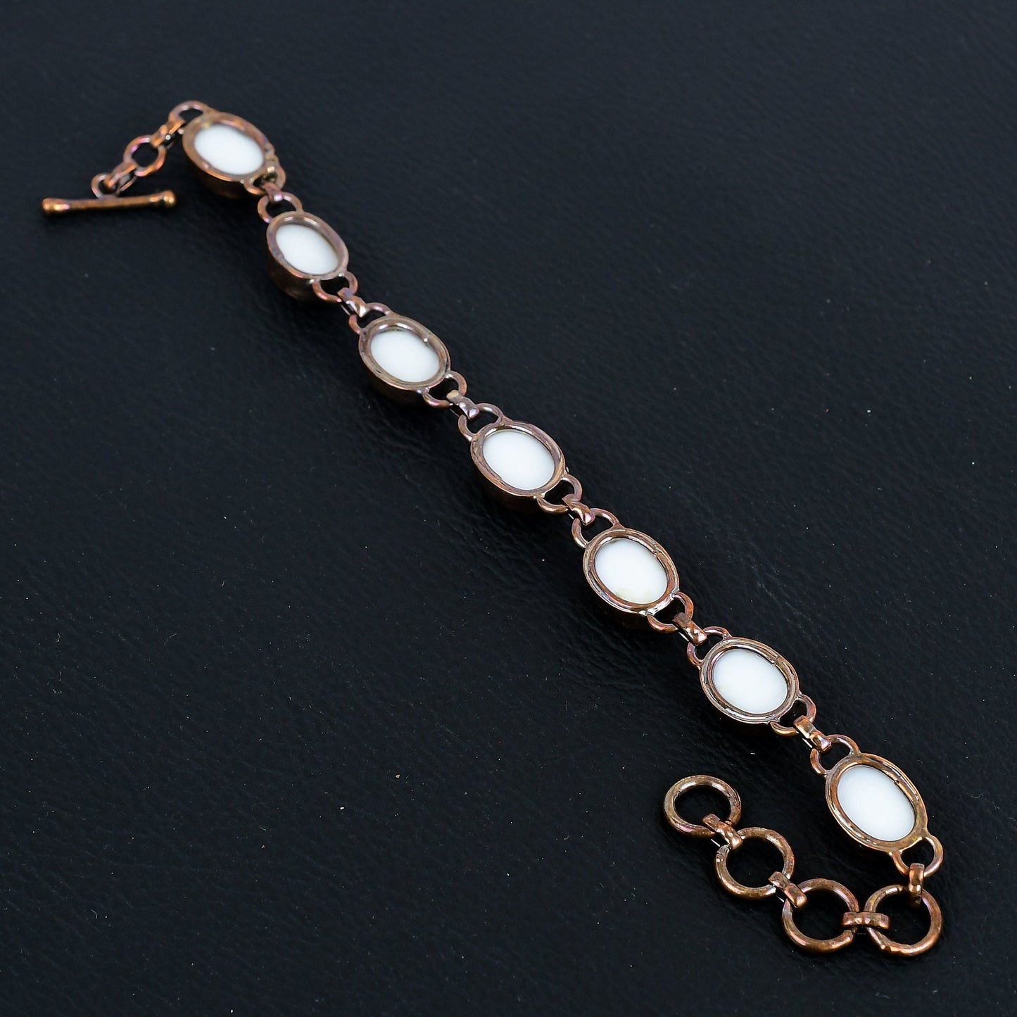 White Coral Gemstone Bracelet