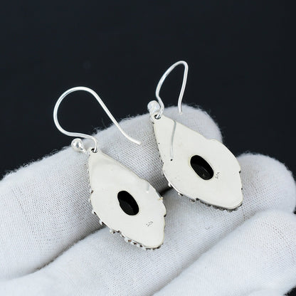 Black Onyx Dangle Earrings