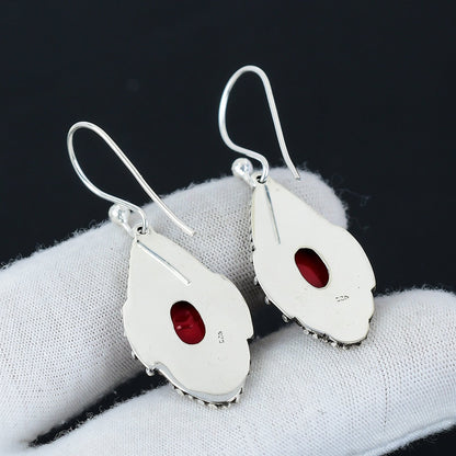 Black Onyx Dangle Earrings