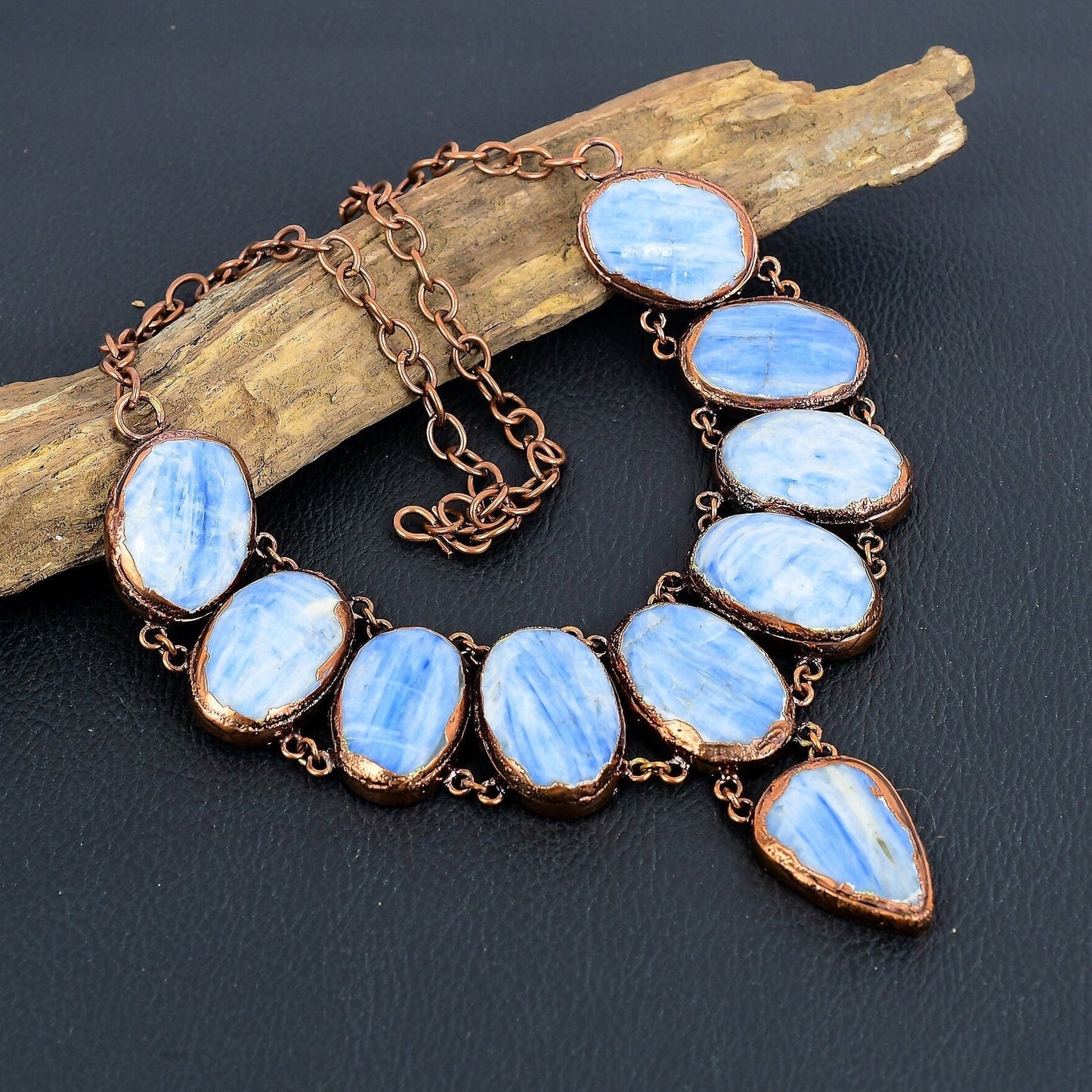 Blue Kyanite Gemstone Necklace