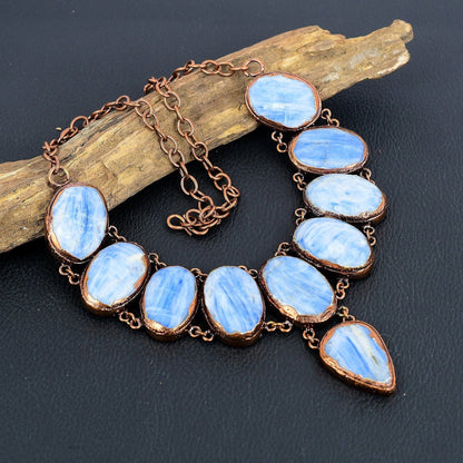 Blue Kyanite Gemstone Necklace