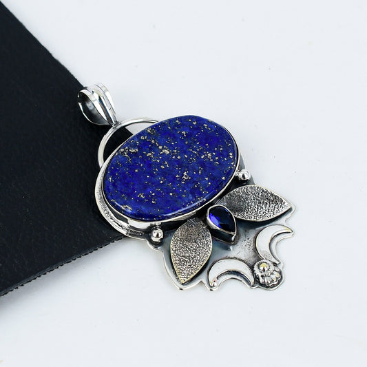 Blue Lapis Lazuli Gemstone Pendant