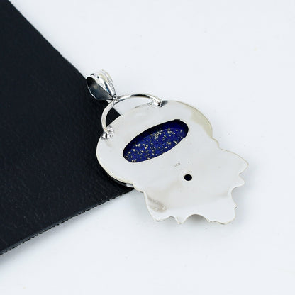 Blue Lapis Lazuli Gemstone Pendant
