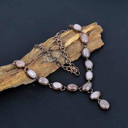 Rose Quartz Gemstone Necklace