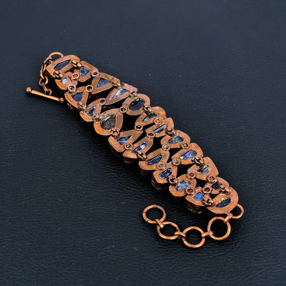 Blue Tanzanite Gemstone Bracelet
