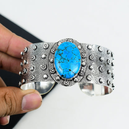 Turquoise Sterling Silver Bangle Bracelet
