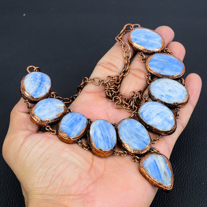 Blue Kyanite Gemstone Necklace