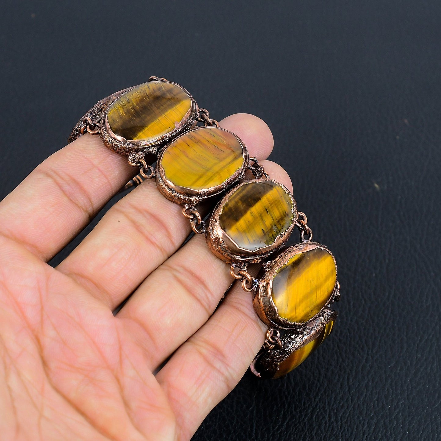 Brown Tiger Eye Gemstone Bracelet