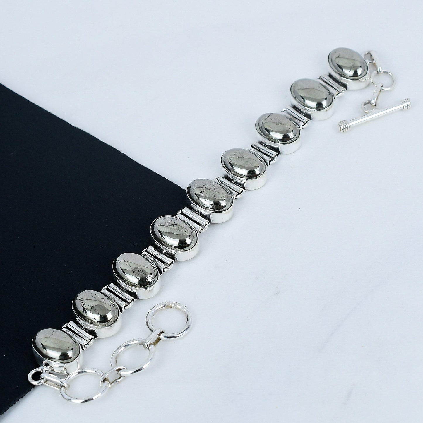 Gold Pyrite Gemstone Bracelet