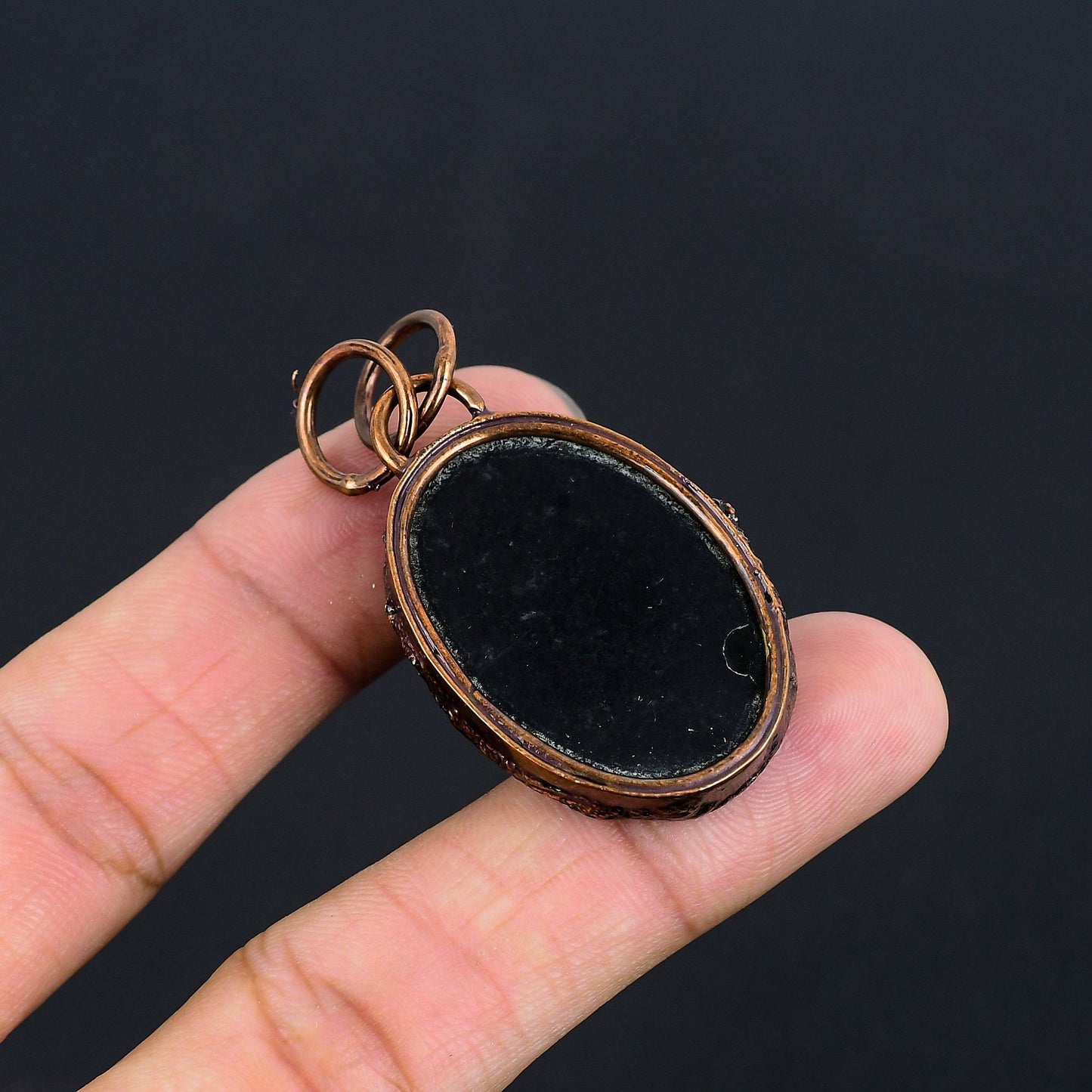 Rainbow Abalone Gemstone Pendant