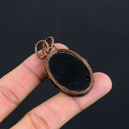 Rainbow Abalone Gemstone Pendant