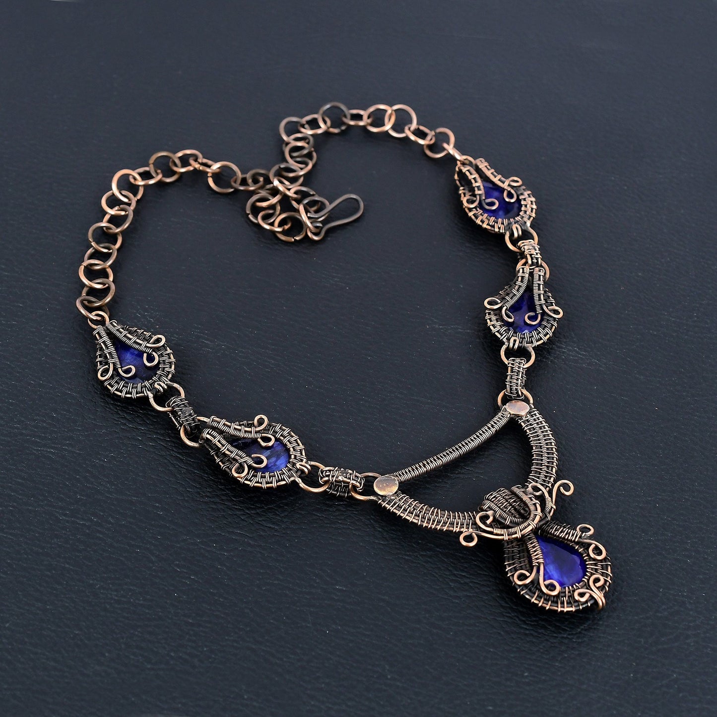 Blue Sapphire Gemstone Necklace